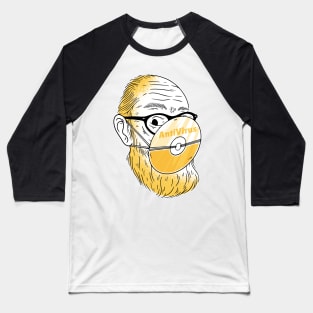 FUNNY ANTIVIRUS MASKED MAN Baseball T-Shirt